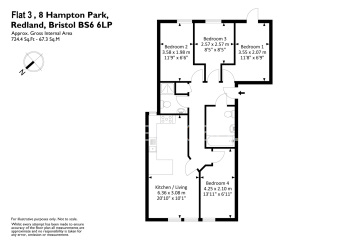 Flat 3 8 Hampton Park Bristol-01
