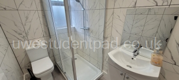 Upstairs shower room